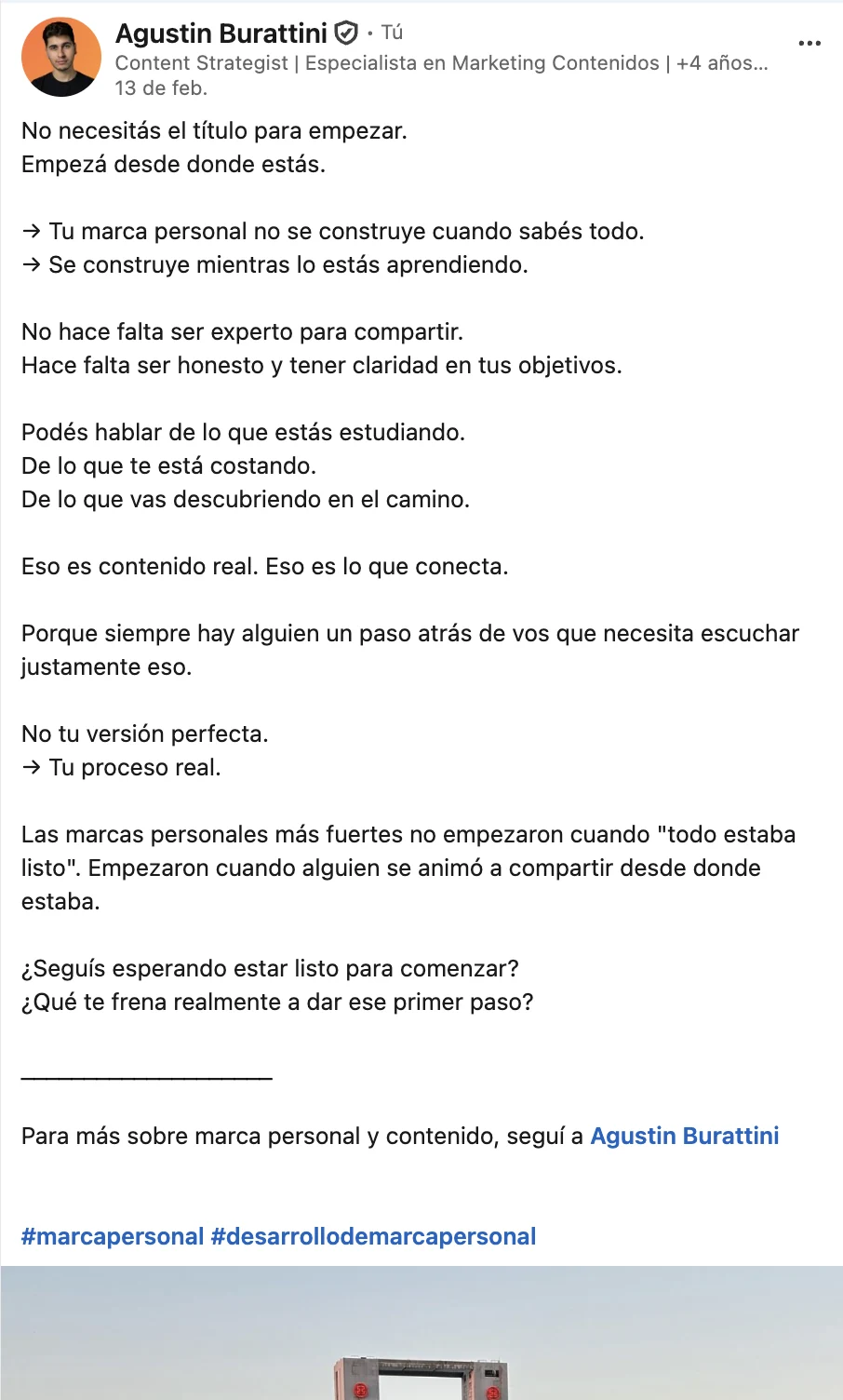 Publicación personal: no necesitás el título para empezar